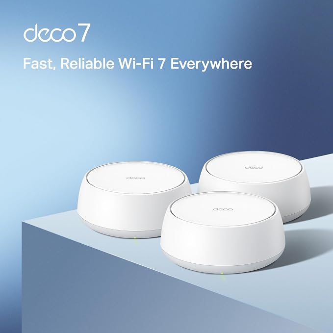 TP-Link Deco 7 BE23 Dual-Band BE3600 WiFi 7 Mesh Wi-Fi System | 4-Stream 3.6 - Image 2