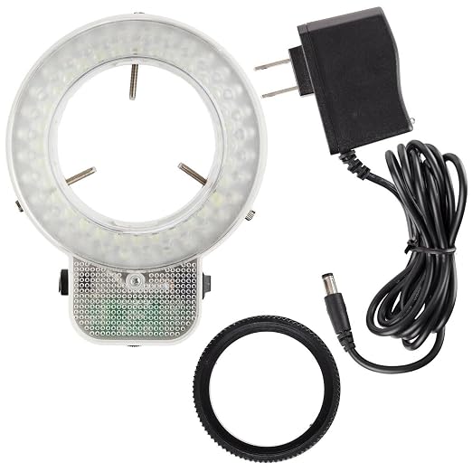 AmScope LED-64S 64 LED Microscope Ring Light by AmScope