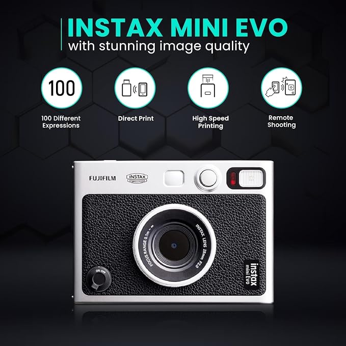 Fujifilm Instant Mini EVO Hybrid Camera Bundle - Image 5