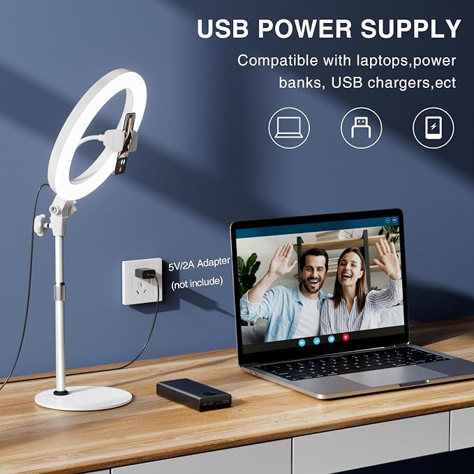 Ring Light with Stand, Zoom Lighting - Image 11