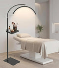 Half Moon LED Floor Light with Tool Tray by ZEKAHOV