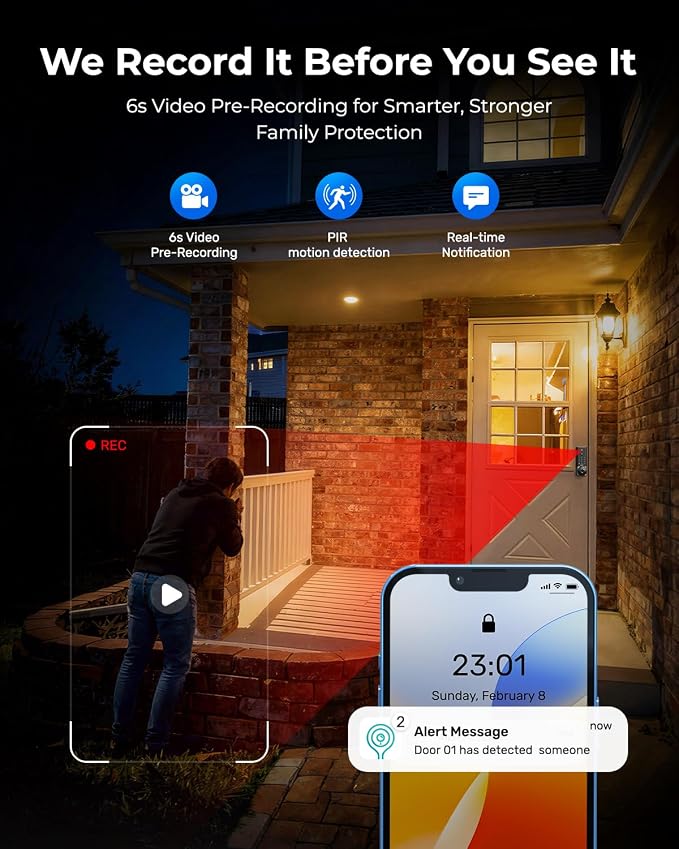 Fingerprint Smart Door Lock, ANYBELL Keyless Entry Door Lock - Image 5
