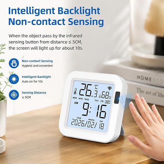 WiFi Temperature Humidity Monitor: Upgraded Smart Temperature and Humidity - Image 5
