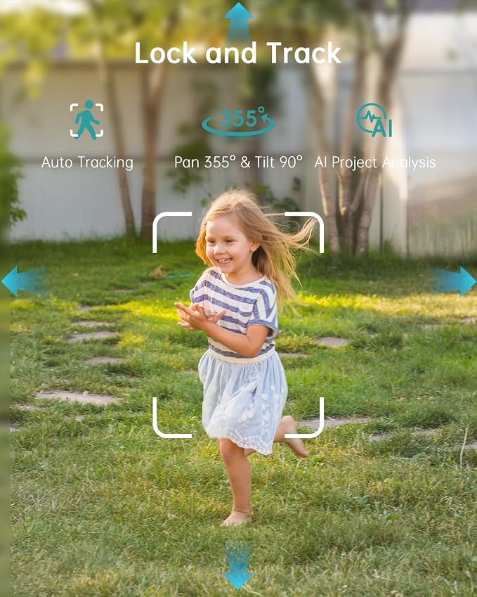 ZUMIMALL 2.5K Wired Cameras for Home Security, 2.4G/5G WiFi Outdoor Camera - Image 6