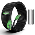 20FT Cat6 Outdoor Ethernet Cable, Heavy Duty Direct Burial, 24AWG CCA Patch Cord by ECJTU-US