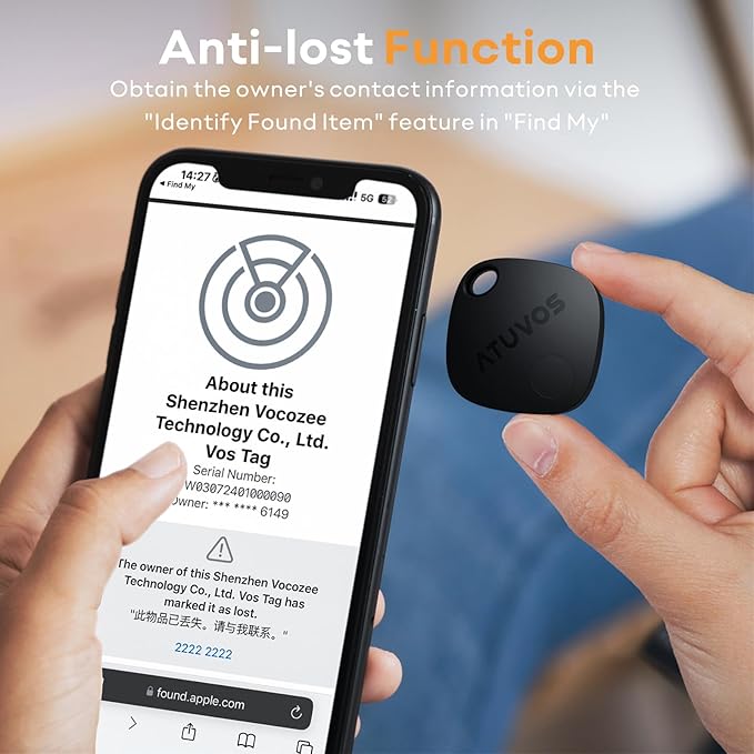 ATUVOS Air Tracker Tag-1 Pack, Keys Finder and Item Locator - Image 6