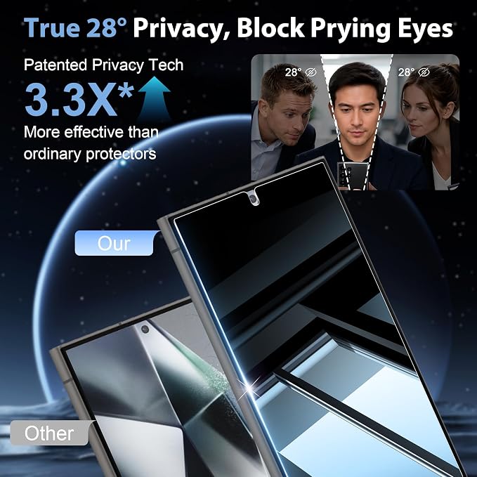 for Galaxy S24 Ultra Privacy Screen Protector - Image 3