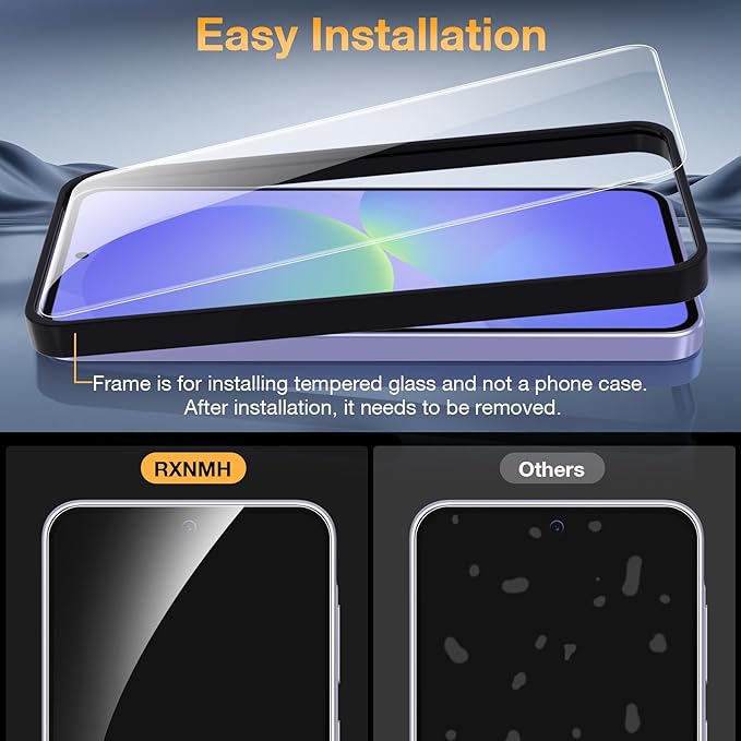 2+2 Pack for Samsung Galaxy A36 5G Screen Protector & Camera Lens Protector - Image 7