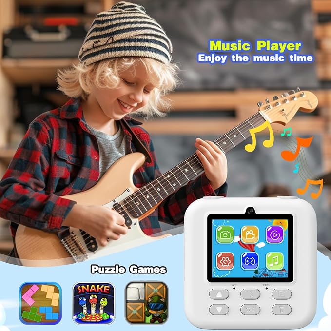 masterbee Kid Camera Instant Print Photo, Birthday Gifts - Image 6