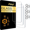 Ailun 3 Pack Screen Protector for iPhone 14 Pro + 3 Pack Camera Lens Protector by Ailun