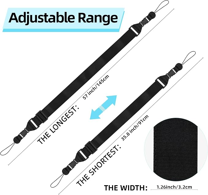 3 Pack Adjustable Shoulder Strap:Comfortable - Image 2
