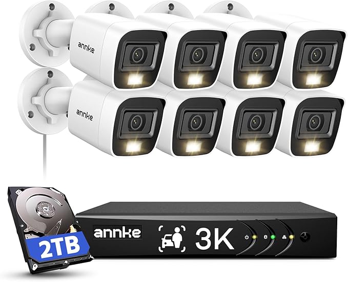 ANNKE 8CH 3K Security Camera System by ANNKE