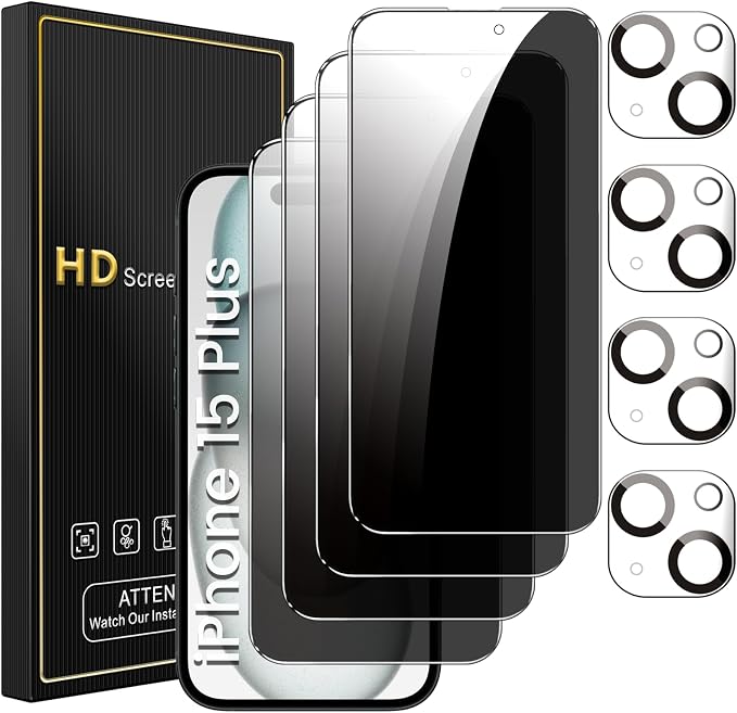 Romkasi 4 Pack Privacy Screen Protector by Unknown