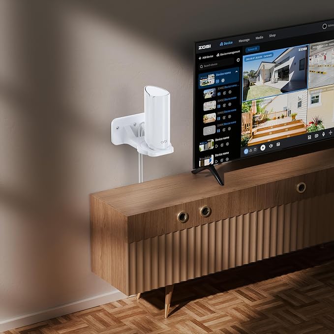 XLTTYWL Orbi WiFi 7 Wall Mount Kit, ABS Orbit 7 Mount Bracket Optimize Space - Image 7
