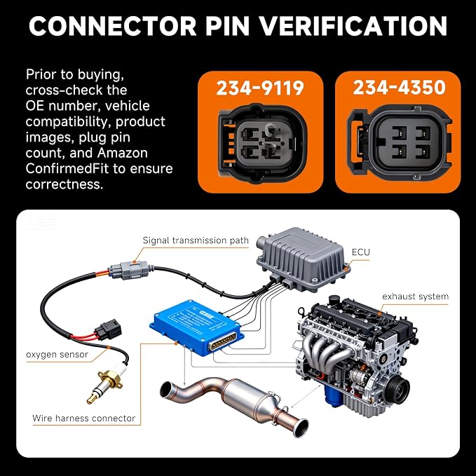 Upstream & Downstream O2 Sensor Set | Direct Replacement - Image 4