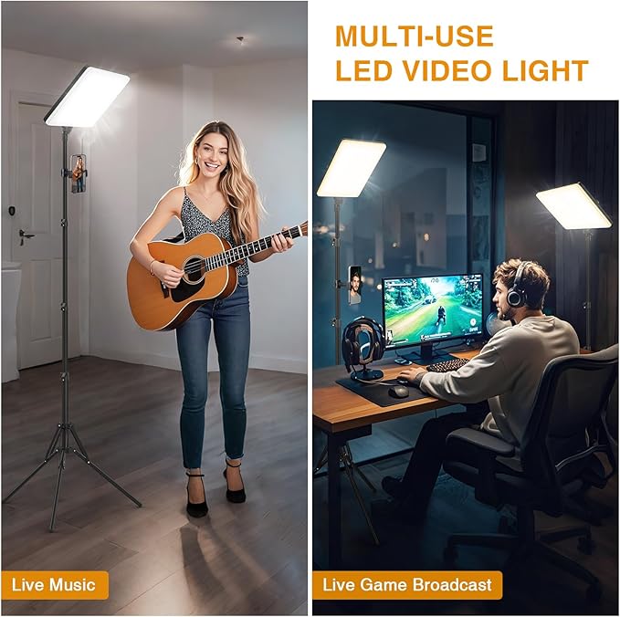 2 Pack Led Video Light Kit - Image 7