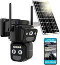 LETSCEE Security Cameras Wirelss Outdoor Solar Powered by LETSCEE