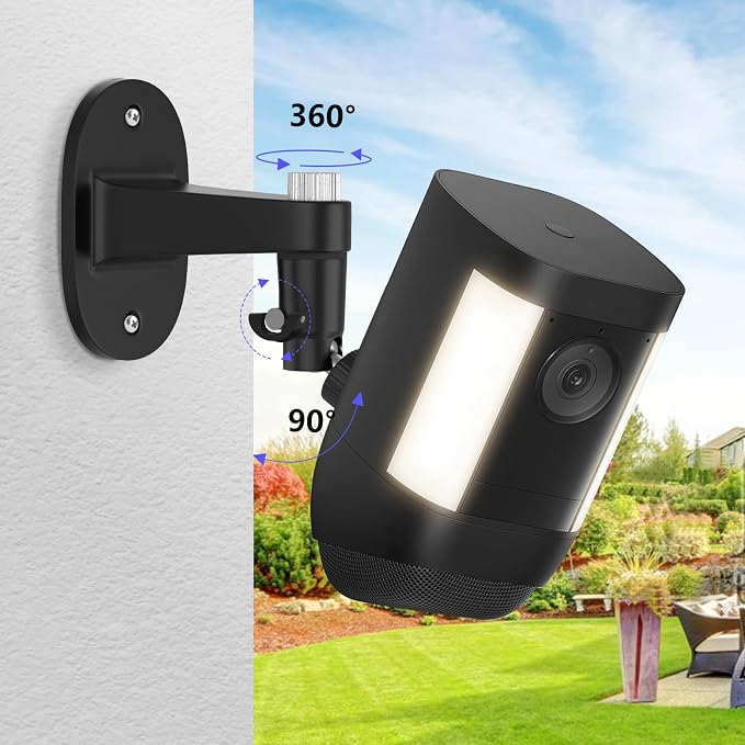 2Pack Security Wall Mount for Ring Spotlight Cam Battery and Ring Spotlight Cam - Image 3