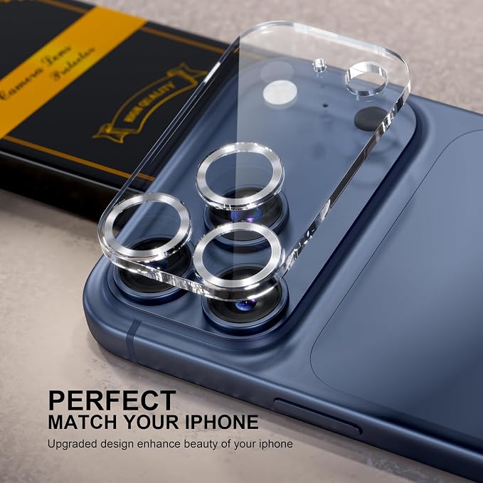 for 6 Pack iPhone 17 Pro Camera Lens Protector 9H Tempered Glass Camera Screen - Image 5