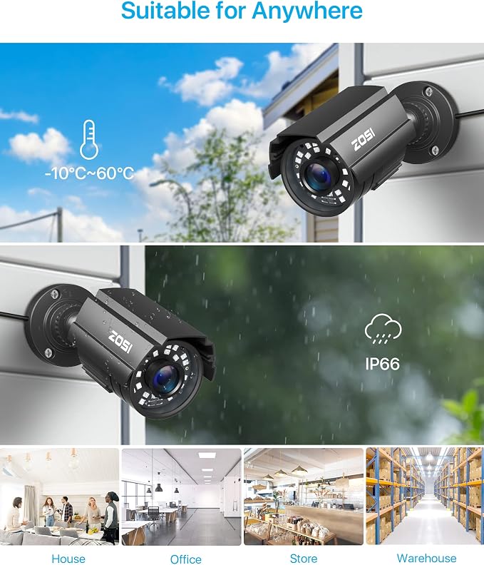 ZOSI 1080P HD TVI Security Camera - Image 4