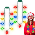 QZYL 36 Pcs Christmas Necklace, 40 In Light Up Christmas Necklaces, Colorful 9 by QZYL