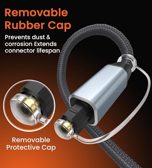 5FT-Toslink Optical Audio Cable Compatible - Image 5