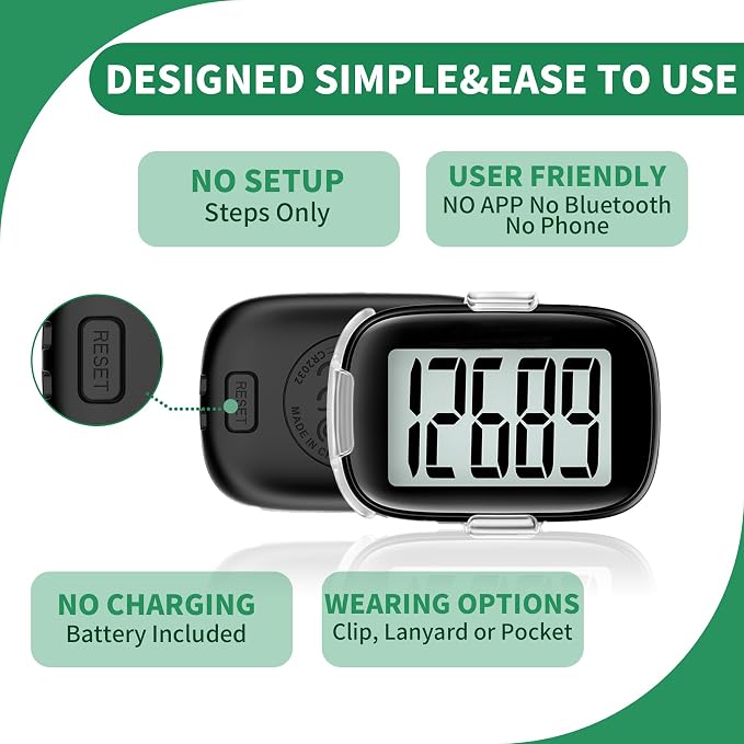 Pedometer Walking Simple 3D Step Counter - Image 4