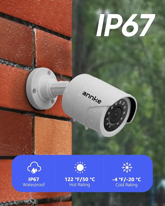 ANNKE 1080p Security Camera 4-in-1 CCTV Bullet Wired Cam, AHD/TVI/CVI/CVBS - Image 6