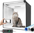 Bi-Color LED Photo Light Box 40x40 inch, Dimmable LEDs Product Photography by Heorryn