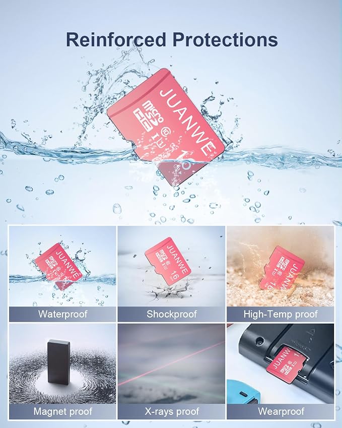 JUANWE 16GB Micro SD Card 2 Pack microSDHC Memory Card - Image 6