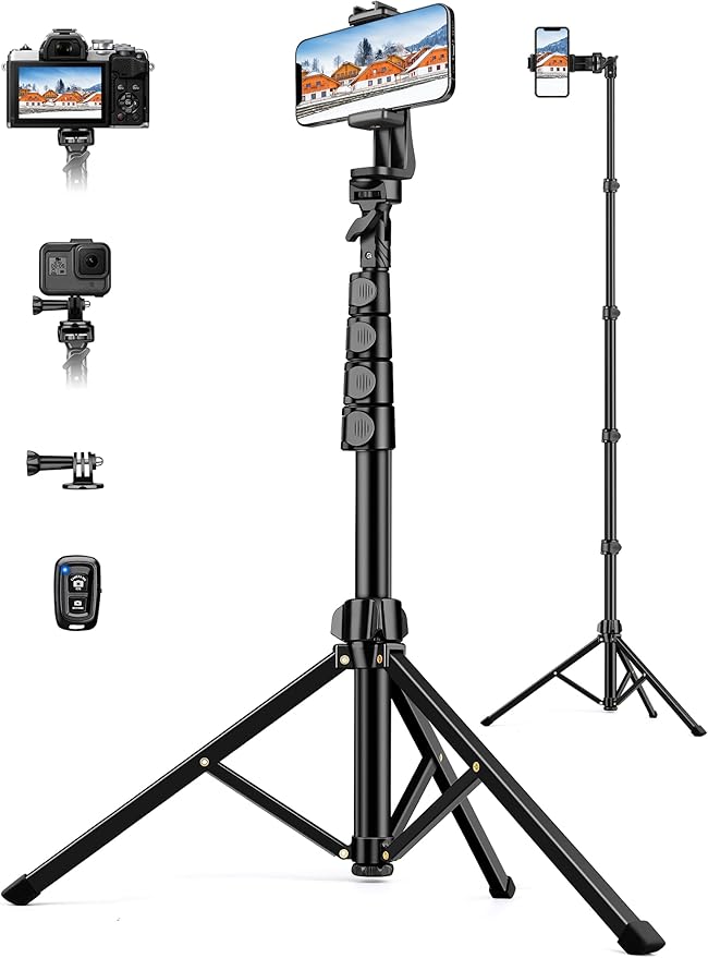 Phone Tripod, Camera Stand for iPhone, Compatible by Victiv
