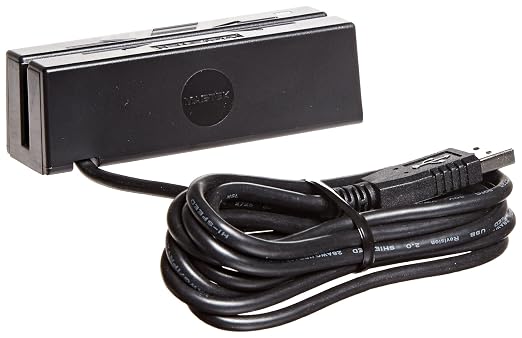 MagTek 21040140 SureSwipe Dual Head Triple Track USB HID Magnetic Stripe Reader by MagTek