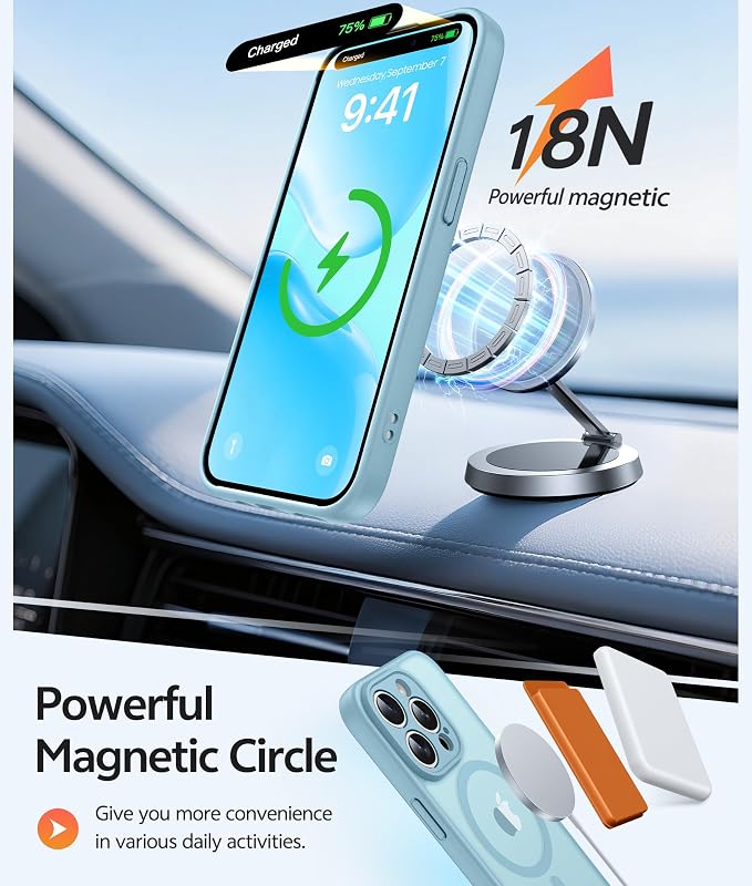 FNTCASE for iPhone 14 Pro Case: Translucent Matte Cases - Image 3