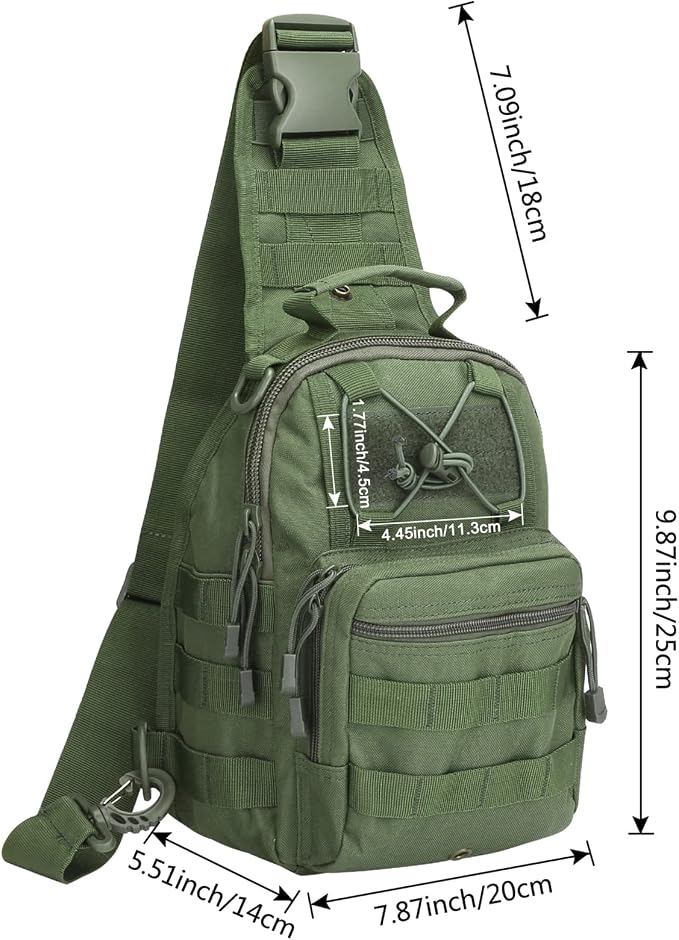 G4Free Outdoor Tactical Bag Backpack, Military Sport Bag Pack Sling Shoulder - Image 3
