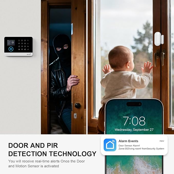 PGST Smart Home Security System, Wireless Home Alarm System - Image 7