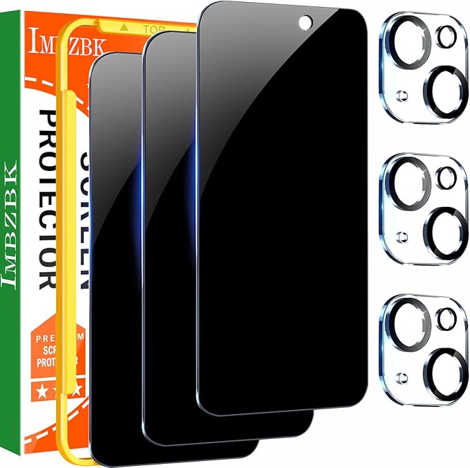 IMBZBK 3 Pack Privacy Screen Protector by IMBZBK