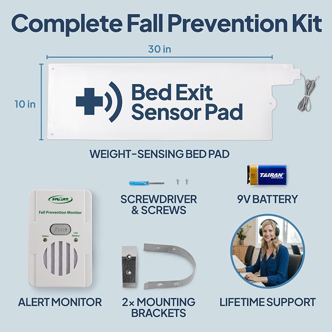 Smart Caregiver Bed Alarm for Elderly Adults – Fall Prevention System - Image 3