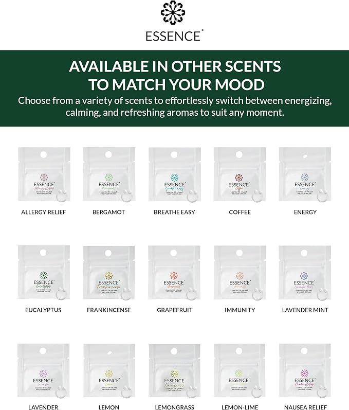 Essence Wearable Aromatherapy Nasal Diffuser – Eucalyptus Essential Oil Nose - Image 7