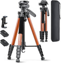 CAMBOFOTO 74"-Camera-Tripod, Professional Aluminum Heavy Duty Tripod Stand by CAMBOFOTO