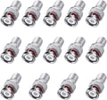 F to BNC Connector 14 Pcs BNC Male Plug to F Female Jack Coax Adapter 75 Ohm by Unknown