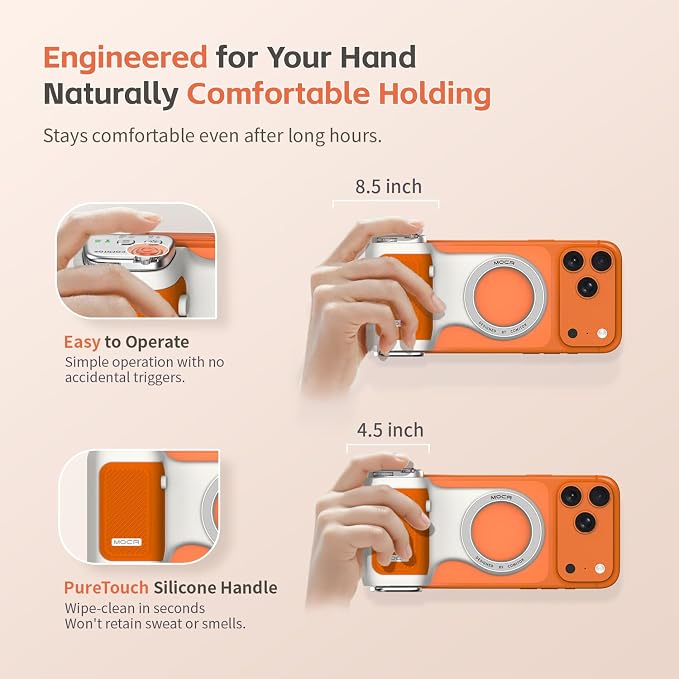 COMITOK MOCA iPhone 17 Pro Camera Grip No Need App - Image 3