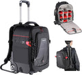 Neewer 2-in-1 Rolling Camera Backpack Trolley Case by Neewer