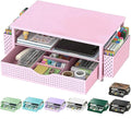 Spacrea Desk Organizer and Accessories, Computer Monitor Stand Riser by Spacrea
