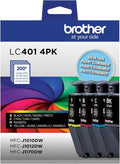 Brother Genuine LC4014PKS Standard Yield 4-Pack Ink Cartridges – Includes 1 by Brother