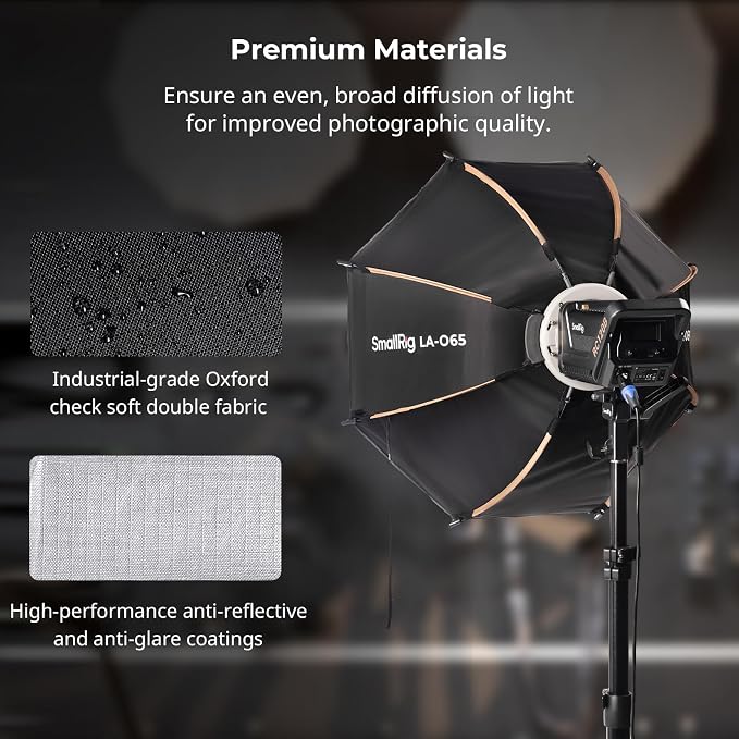 SmallRig LA-O65 Octagonal Softbox, 65cm/25.6in Quick Release Softbox - Image 6