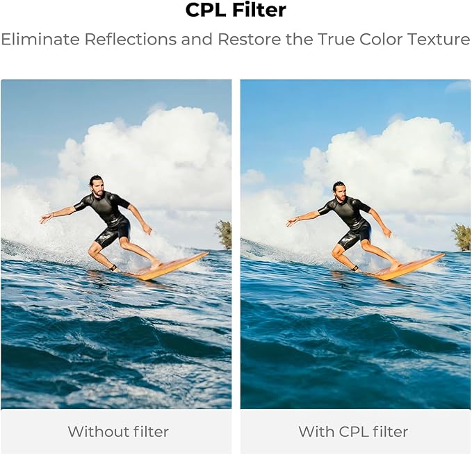 K&F CONCEPT Snap On CPL ND Filter Kit - Image 4