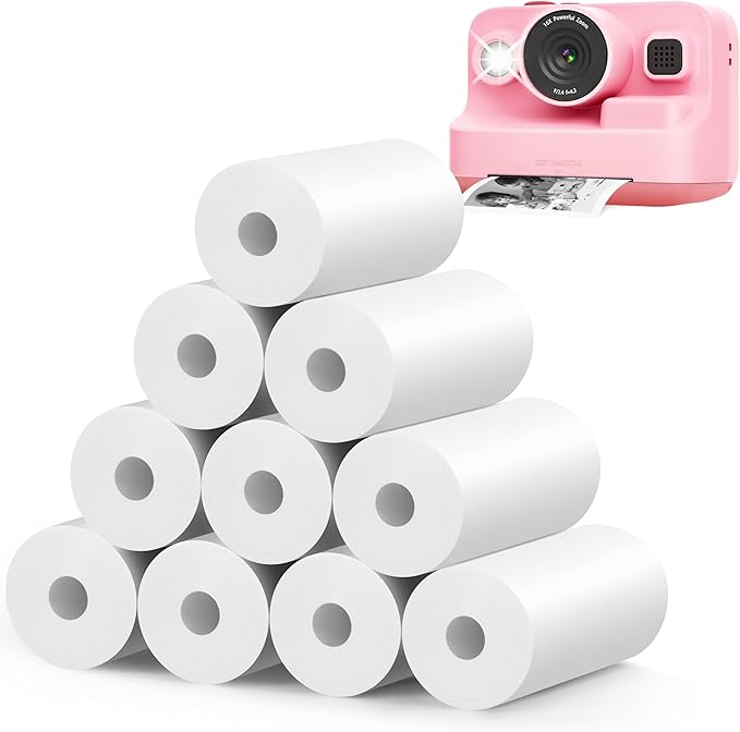 MIARALA 10 Rolls Instant Camera Refill Print Paper, HD Print Camera Paper Refill by MIARALA