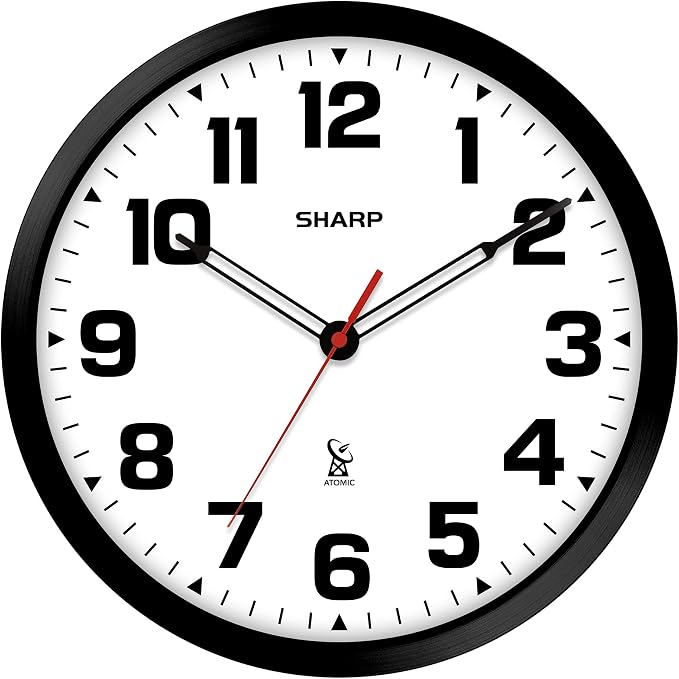 Sharp Atomic Analog Wall Clock by SHARP
