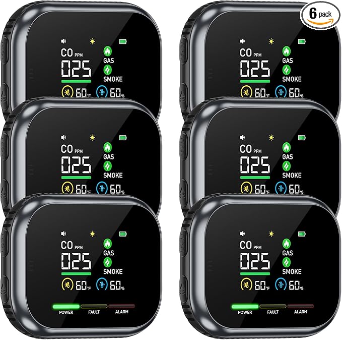 5 in 1 Indoor Air Quality Monitor, Portable Real-Time by Unknown