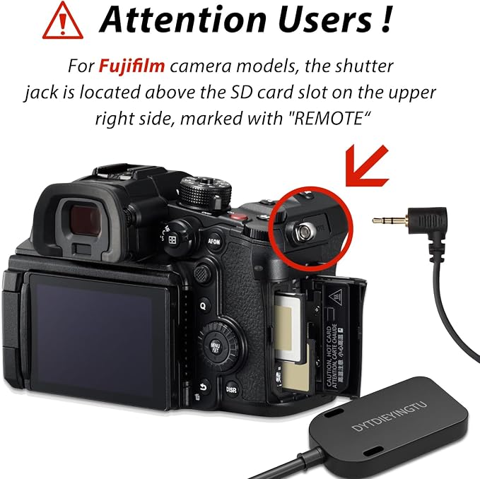 RC301-2.5mm 196.8 "Extended Cable Shutter Release Remote - Image 6